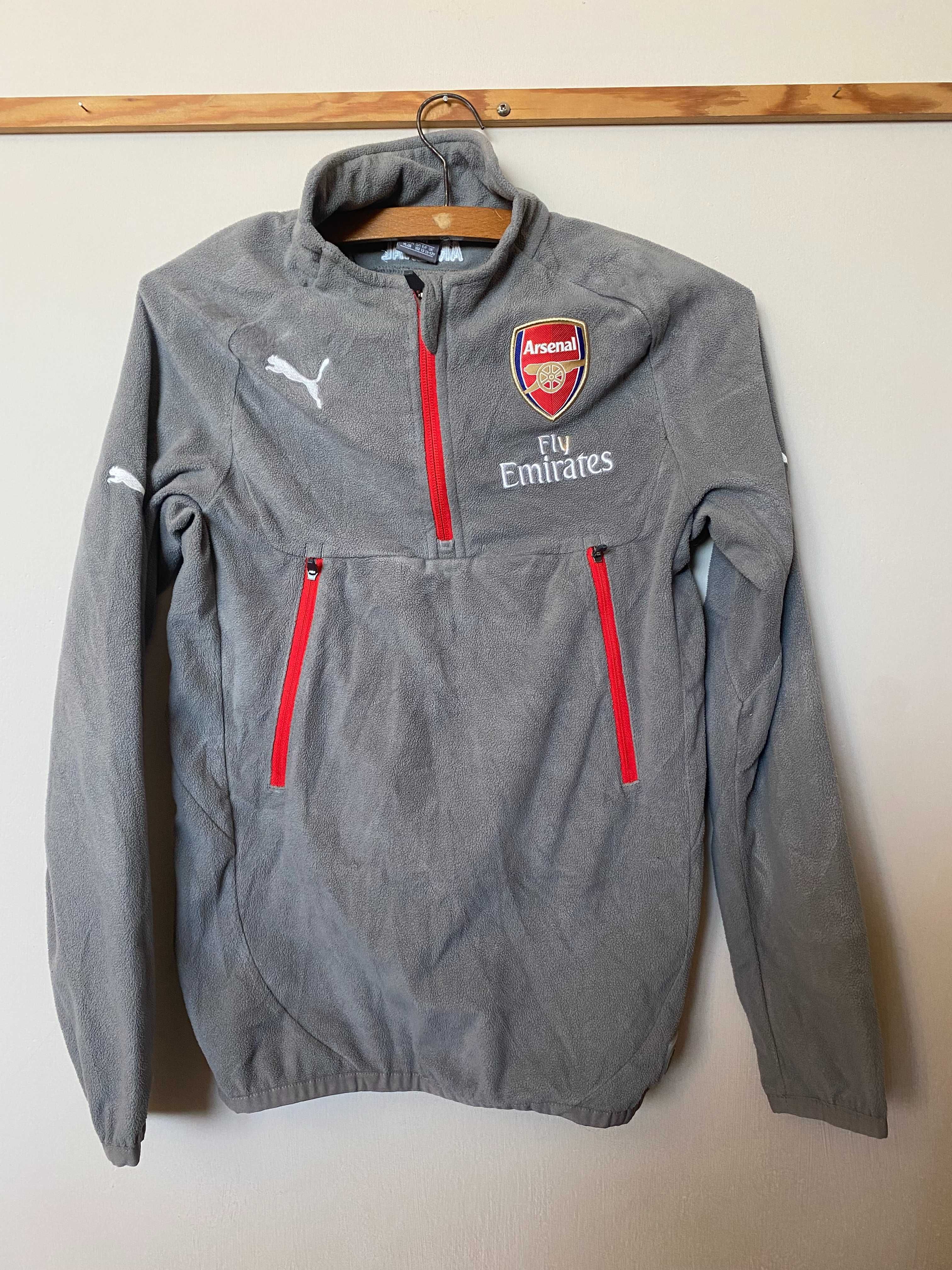 Bawełniana bluza treningowa ARSENAL F.C. Puma - 152 dziecięca - UNIKAT