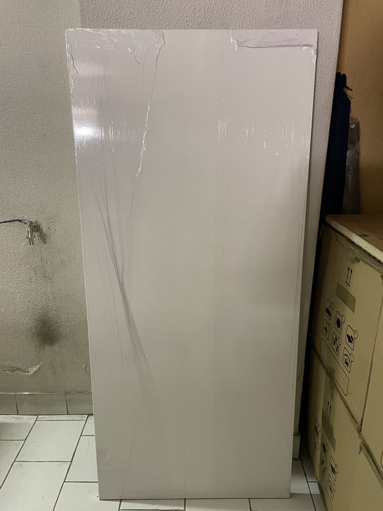 Painel cozinha Delinia Tokyo Branco Brilho - resto obra