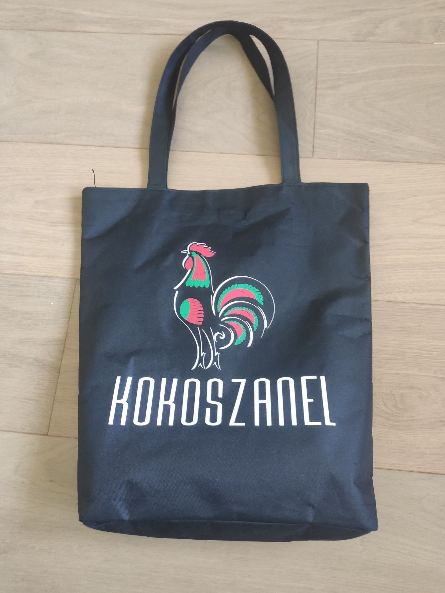 Torba na ramię kokoszanel z zamkiem