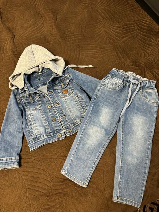 Дитячий джинсовий костюм