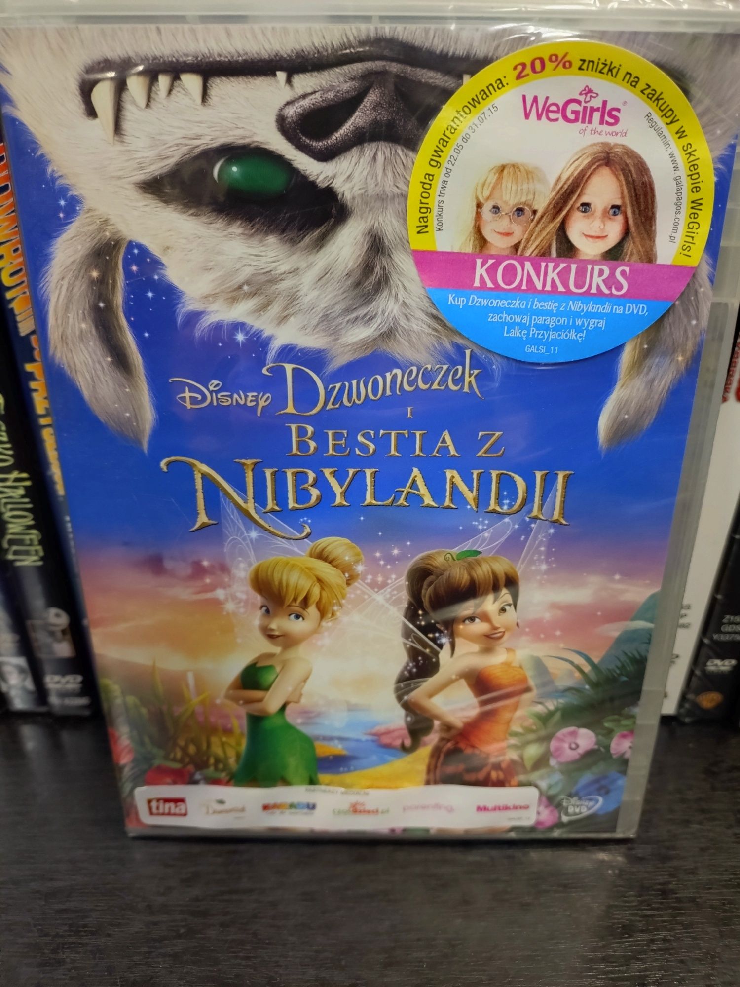Dzwoneczek i bestia z Nibylandii DVD