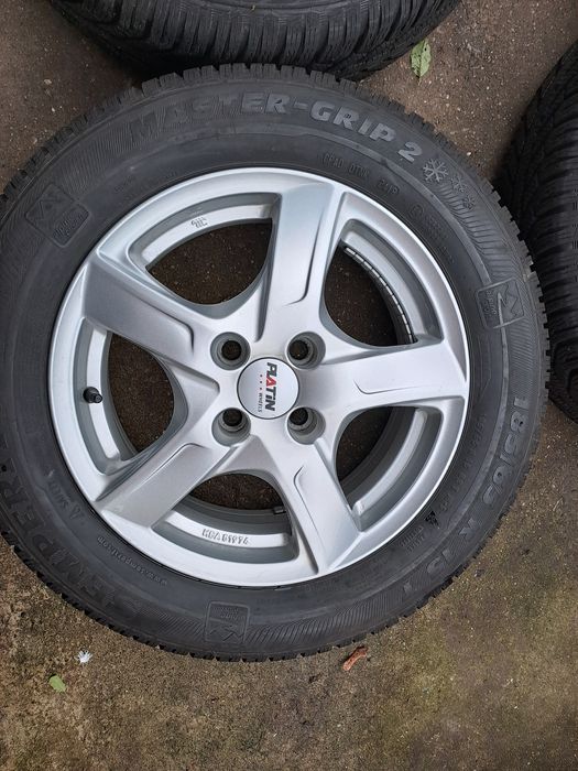 4szt Felgi Aluminiowe Platin 4x100 15cali Plus Opony Zima