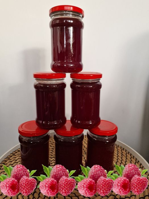 Sok malinowy WYCISKANY 100% domowy