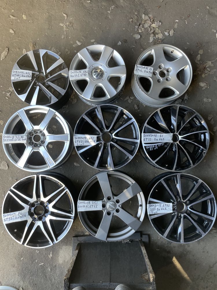 Продаю  распарованные литые диски R15-R22