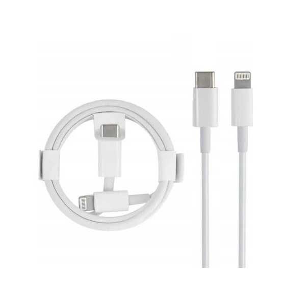 Kostka Ładowarka UBC typu C + 2 Kable 1m USBC/Lightning i 1m USB-A/Lig