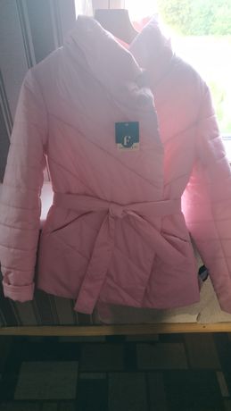 Куртка розовая демисезонная