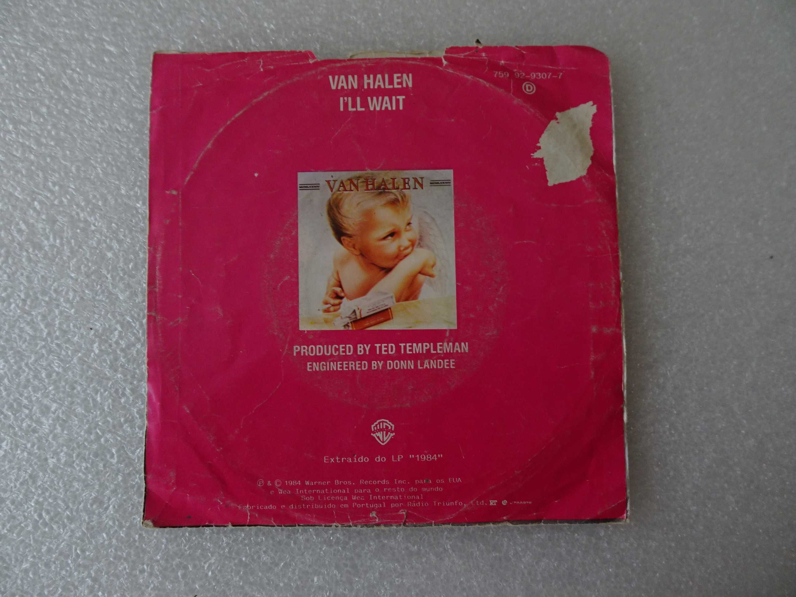 Disco vinil single - Van Halen - I'll Wait