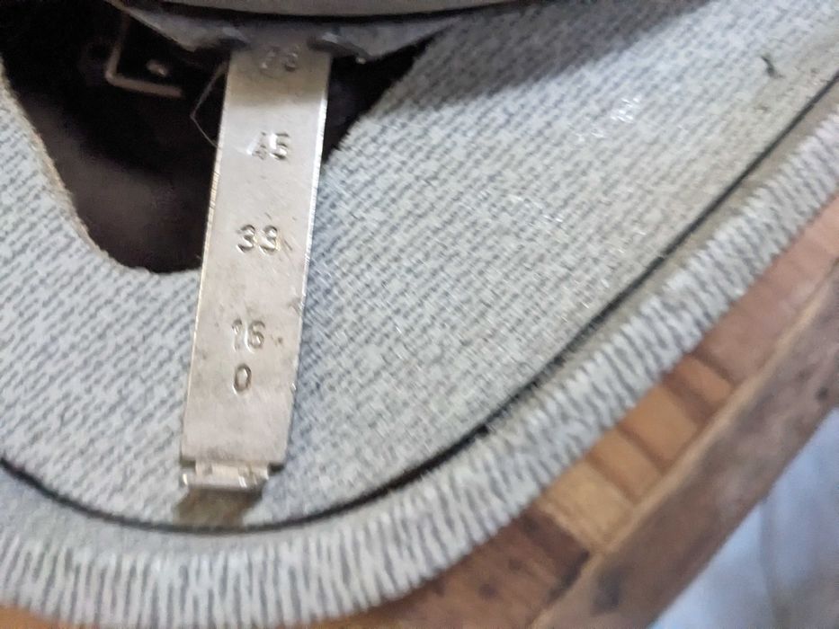 Gira disco portatil idler drive