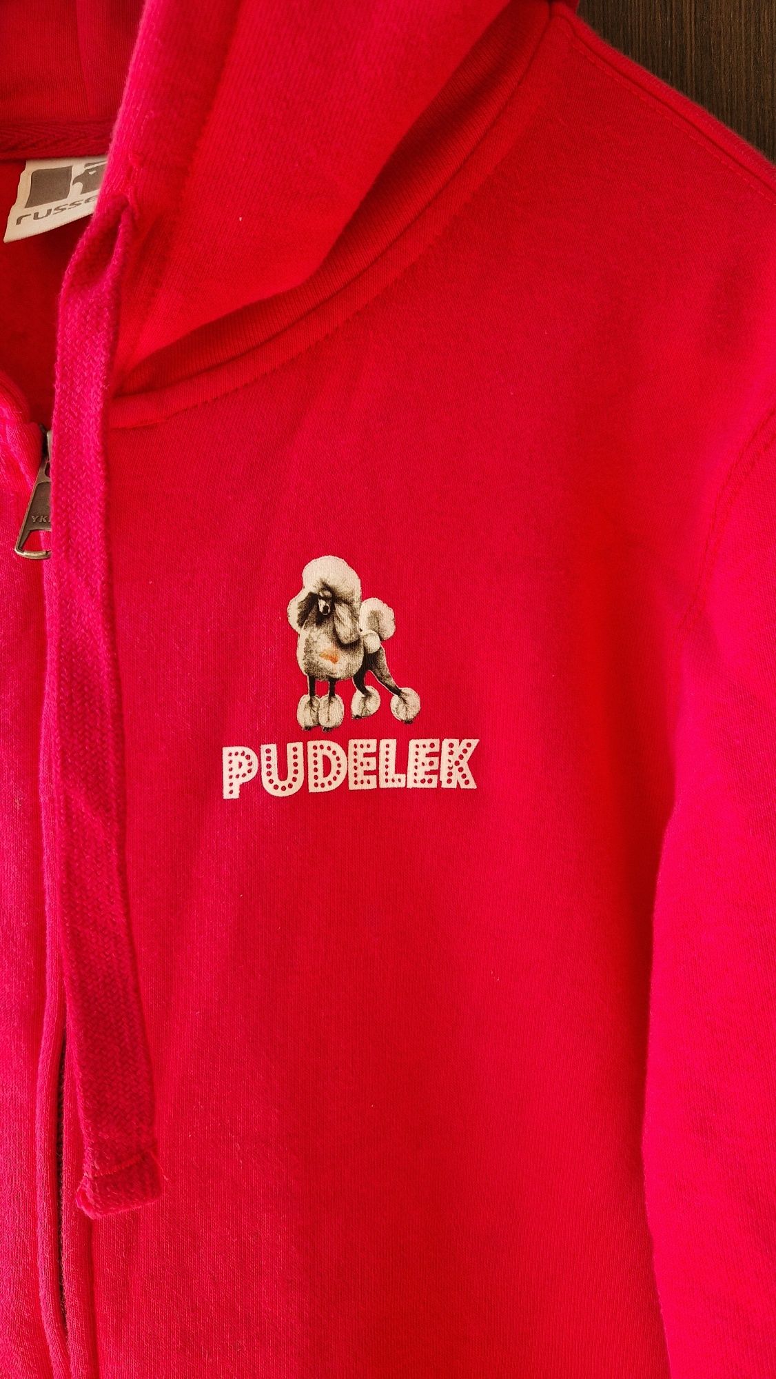 Bluza różowa pudelek L