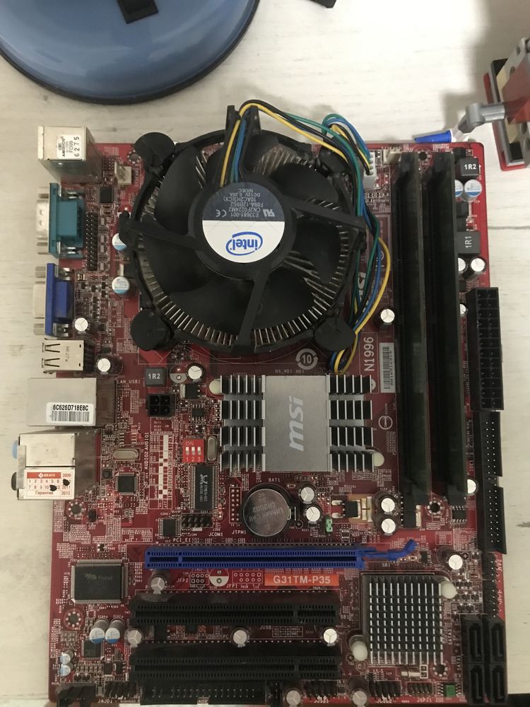 Материнська плата msi g31 tm-p35
