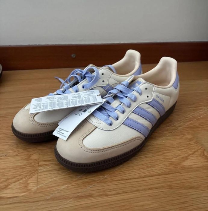 Adidas Samba Cream White / Violet Tone / Sand Strata