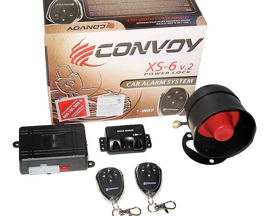 Сигнализация CONVOY XS-6 v.2 Гарантия 1 год