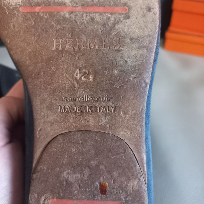 Hermes! Оригінал! Чоловічі мокасини лофери туфлі взуття, розмір 42