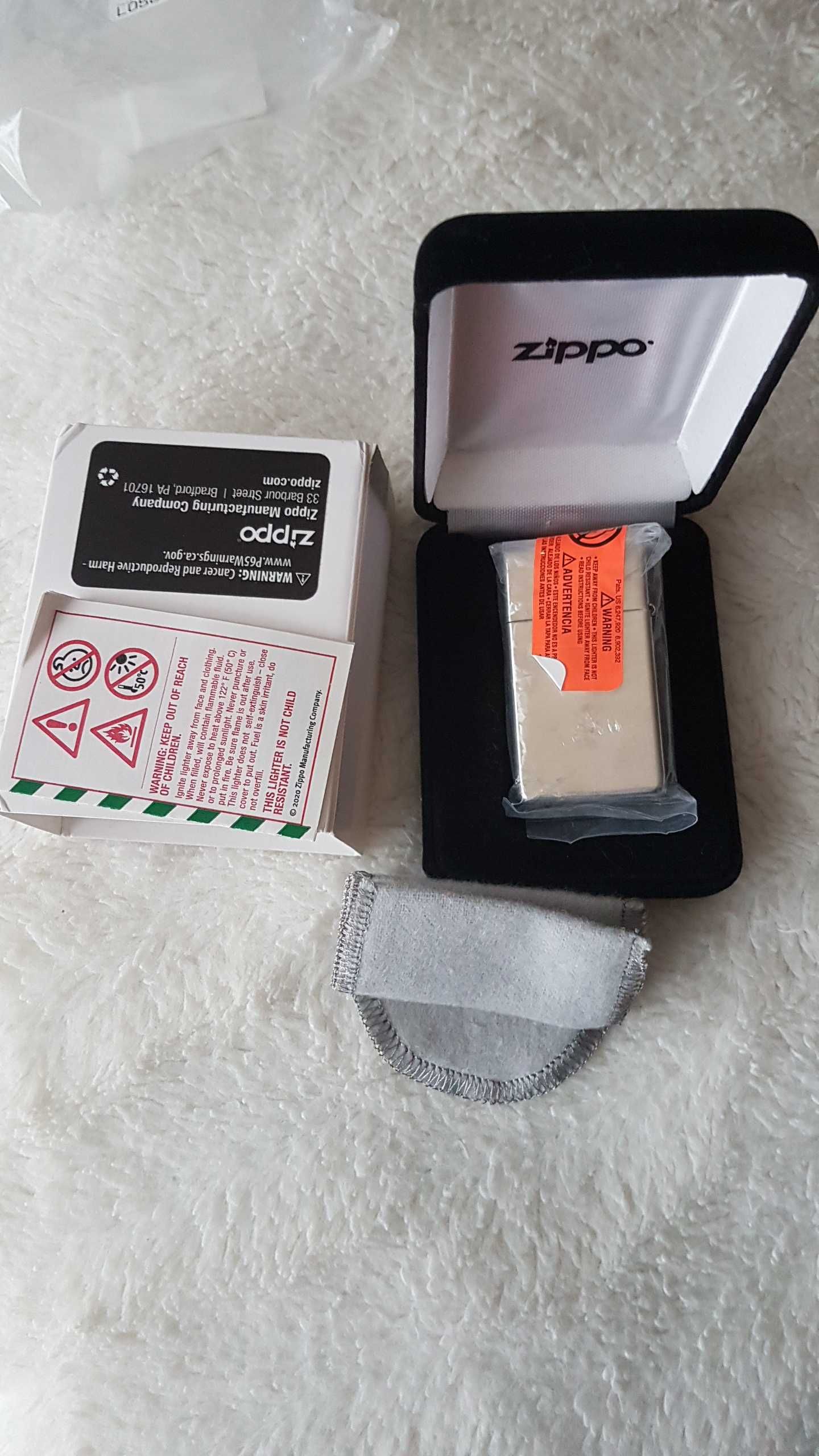 Zapalniczka Zippo Slim Sterling Silver