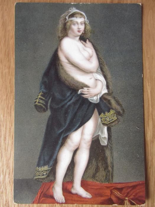 Kartka pocztowa Postkarte Helene Fourment - Peter Paul Rubens