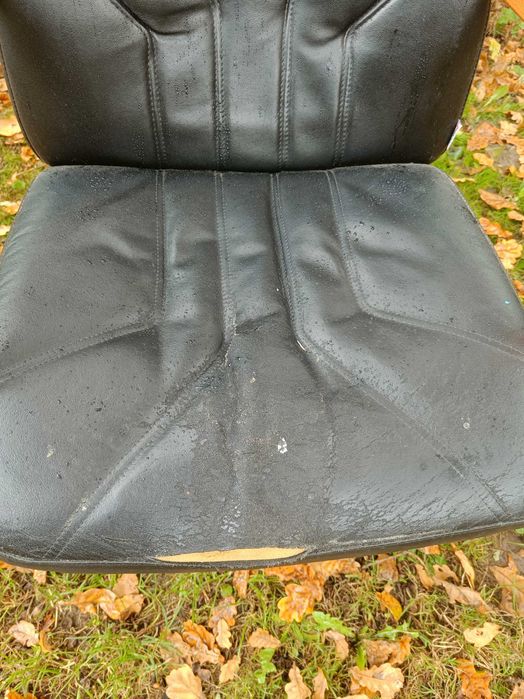 Krzesło biurowe konferencyjne drewniane czarne