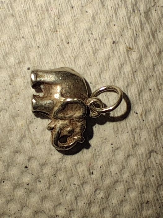 Подвеска "слон" серебро