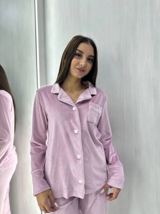 Чоловіча піжама велюрова/ тепла піжама чоловіча