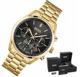 Nowy! Zegarek złoty męski Hugo Boss Champion + box | odbiór osobisty