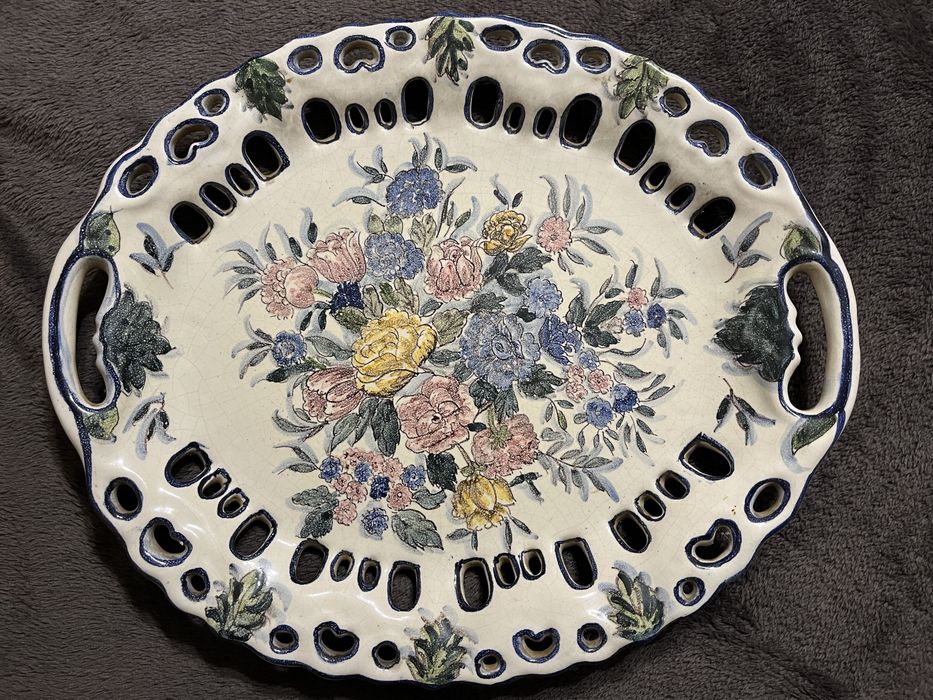 2 Pratos decorativos da Fábrica de Cerâmica de Constância.