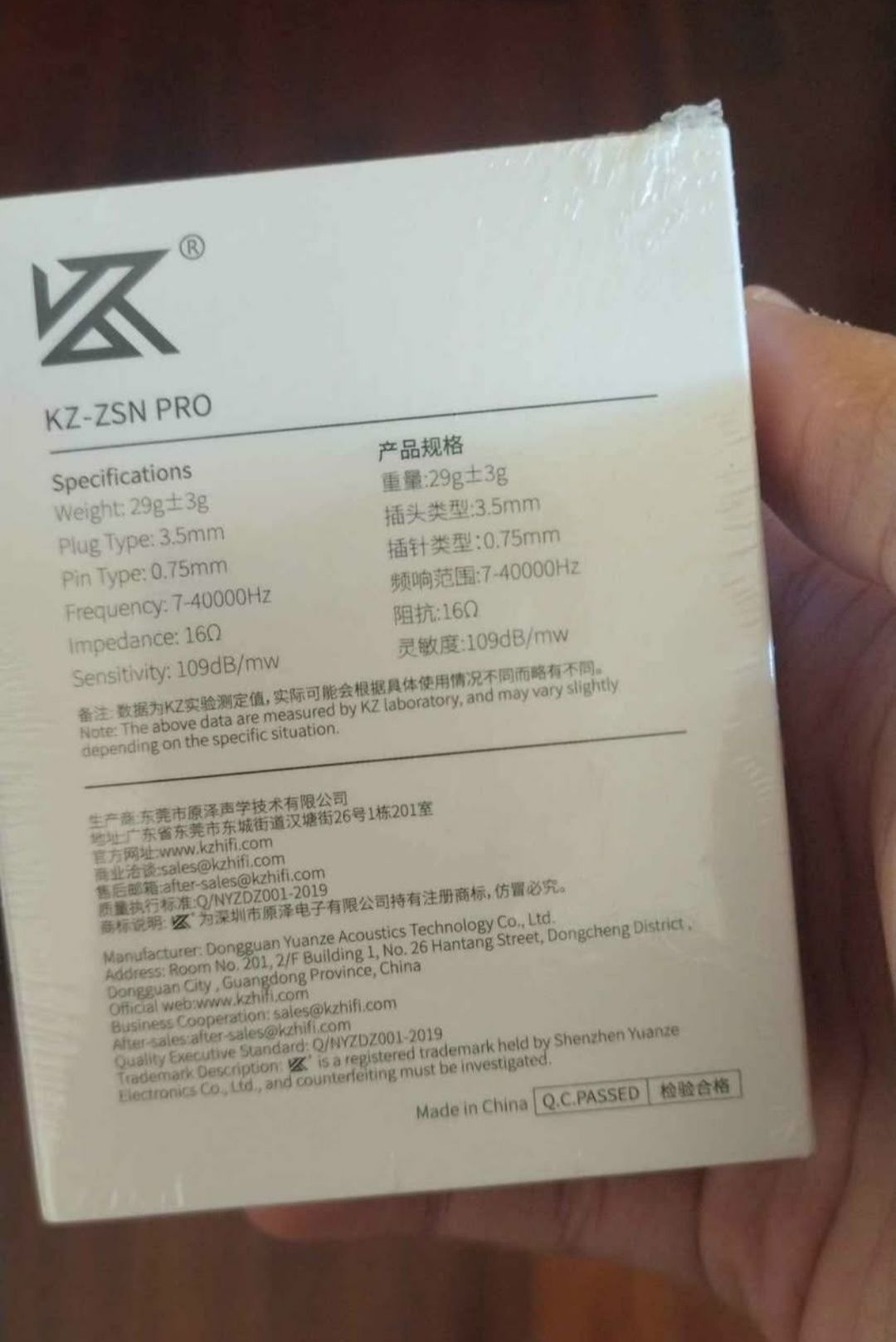 Fone KZ ZNS PRO novo