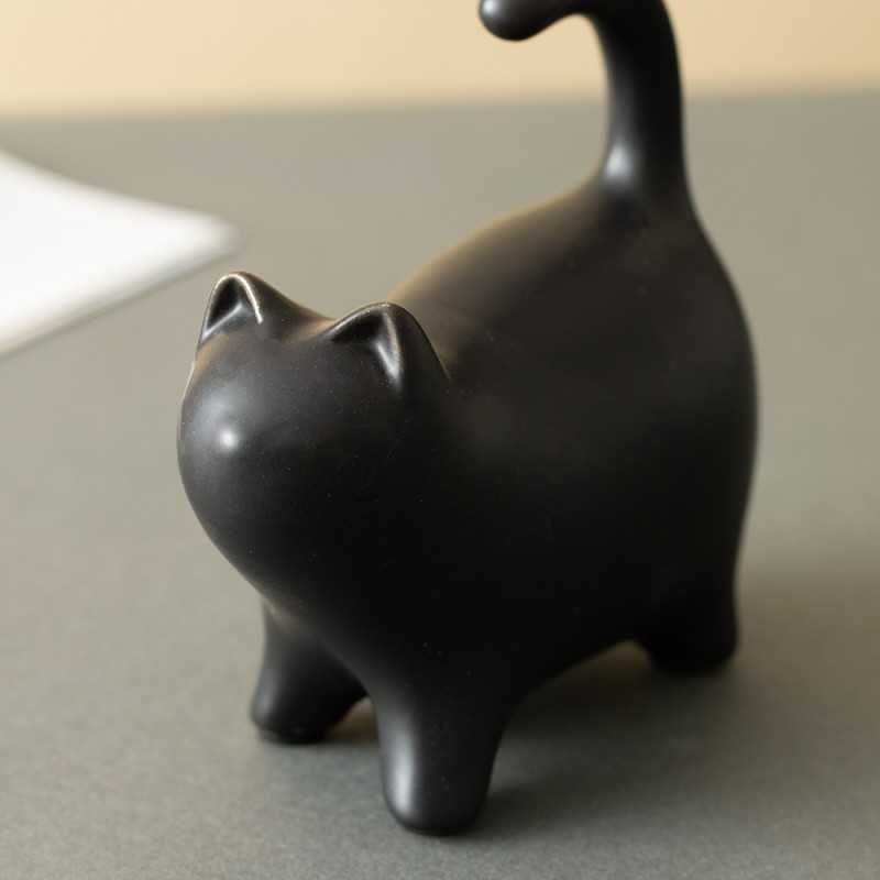 Kot Kotek ceramiczny duży + mały KOMPLET