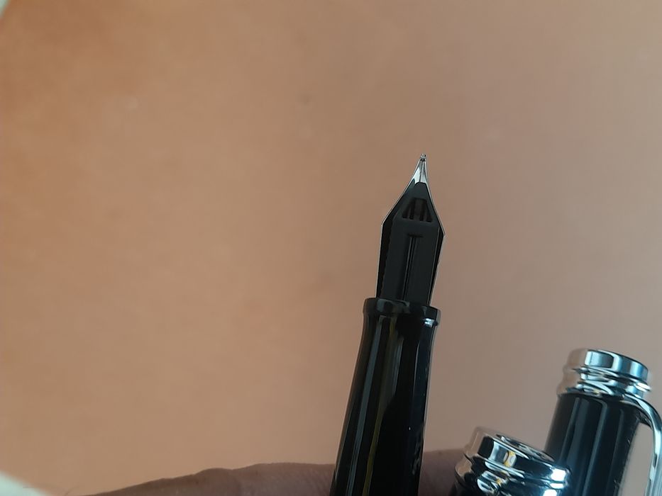 Conj. Canetas Waterman Harmonie preto e platina