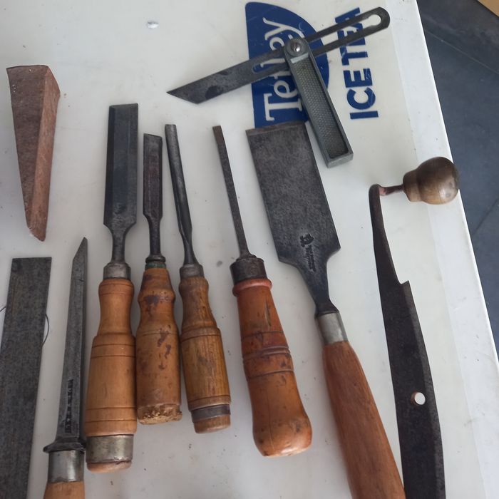 Conjunto de ferramentas carpintaria marcenaria