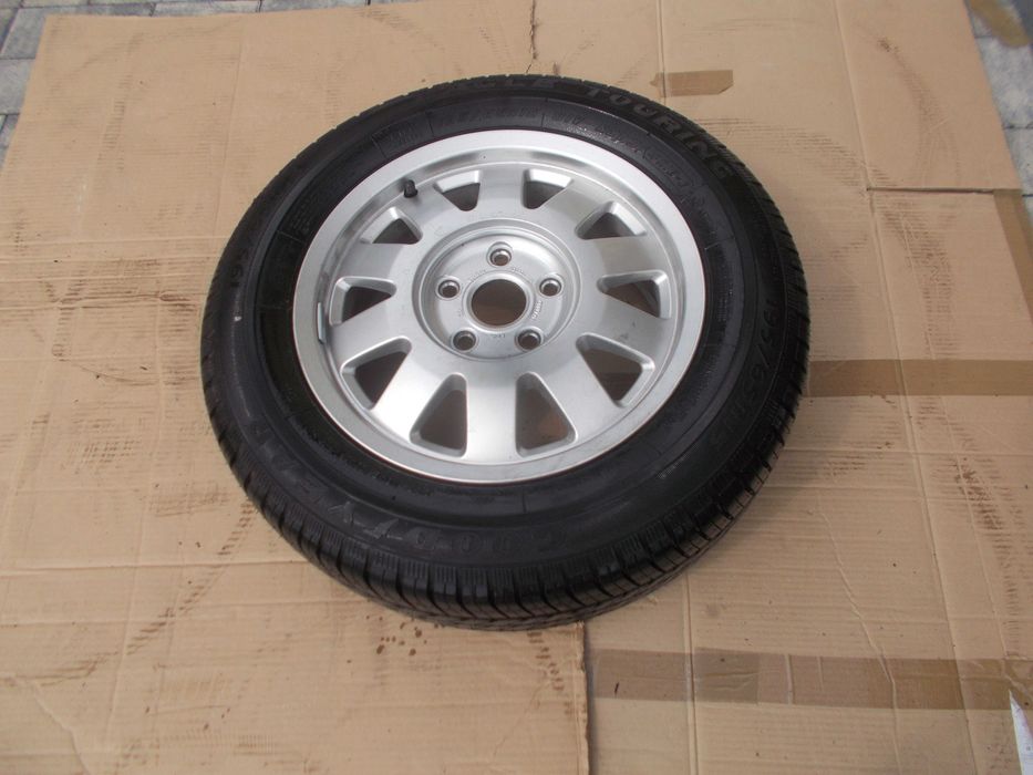 Koło Opona Felga Audi a 4 Aluminiowa 195x65x15 Goodyar Zapas ET45