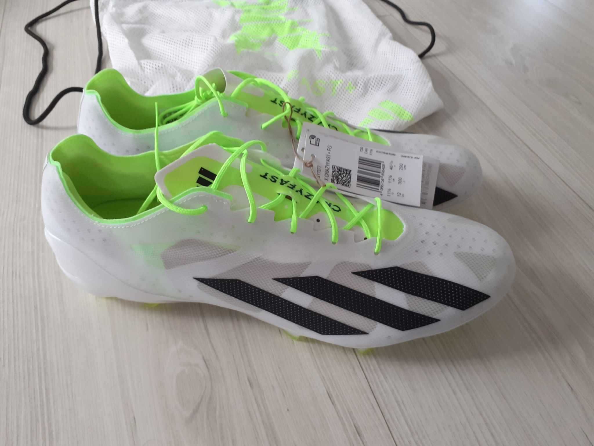 Profesjonalne   buty piłkarskie korki Adidas Crazyfast+ FG, 46 2/3