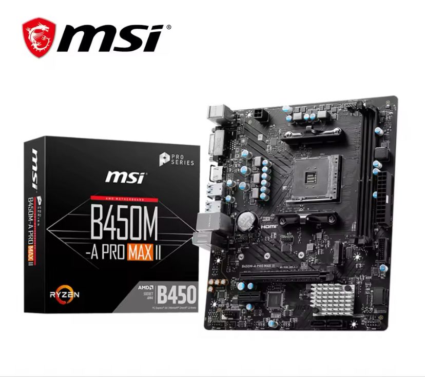 MSI Материнська плата MSI B450M-A Pro Max II