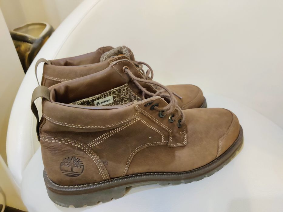 Шкіряні чоловічі черевики (нубук) Timberland Larchmont Chukka Нові