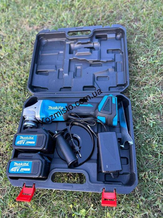 Аккумуляторная болгарка Makita Бесщёточная 48V 6A, УШМ аккумуляторная