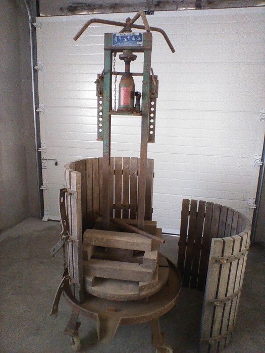 Antiguidades Prensa para espremer as uvas