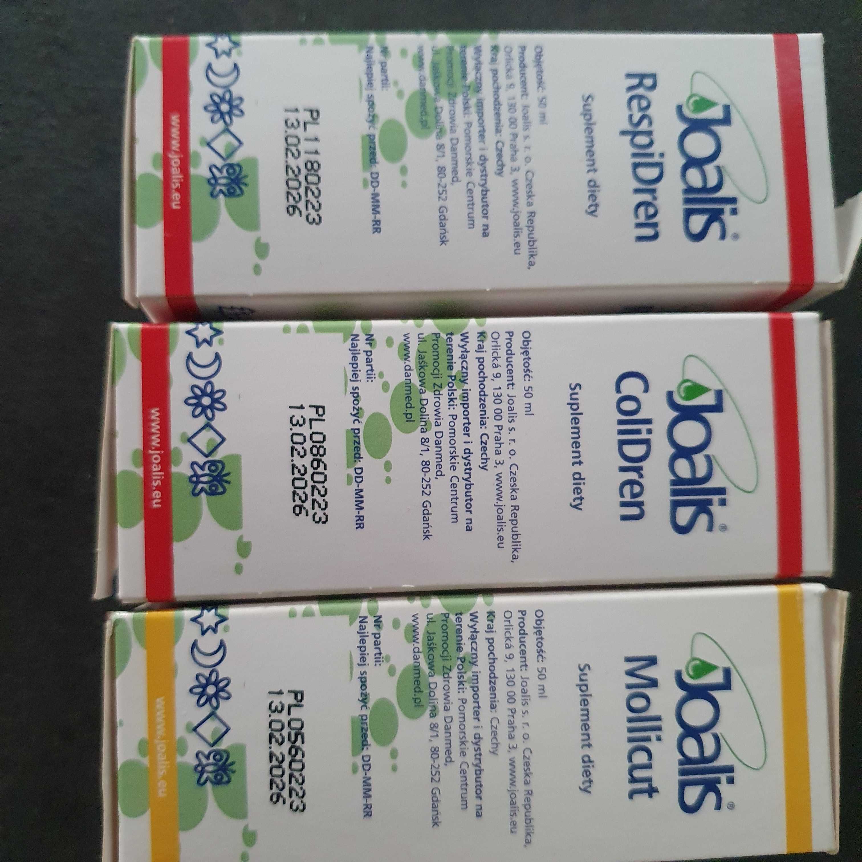 Joalis krople 3rodzaje
