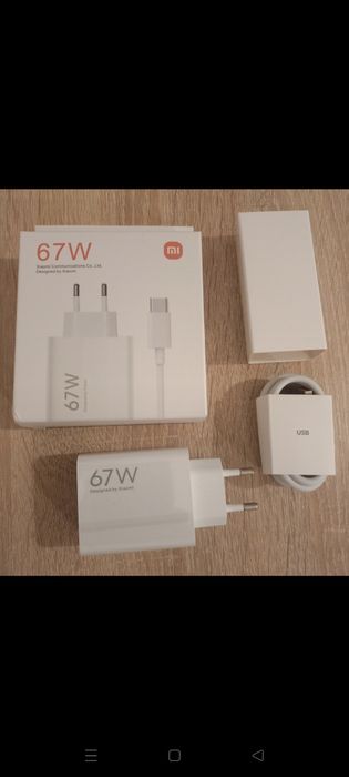 Super Szybka Ładowarka Xiaomi 67W + kabel