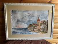 Obraz A. Cieślik rok 2017 rozmiar 75x56 cm