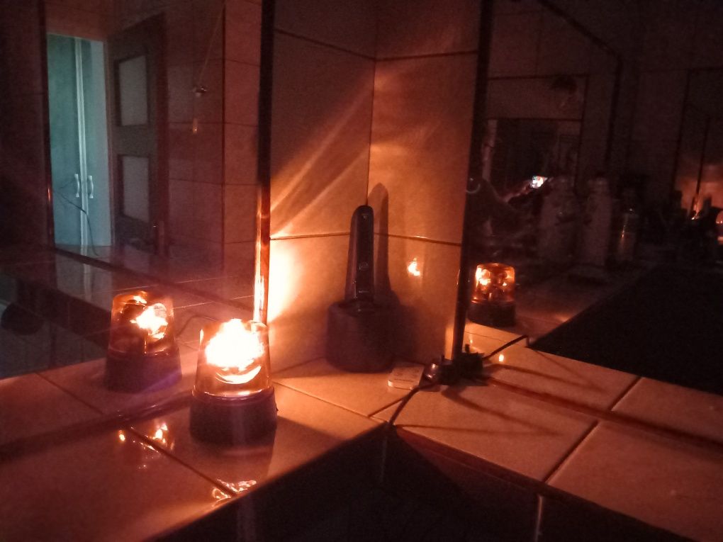 Migające światło LED 1 sztuka lamp imprezowych z czerwonym światłem
