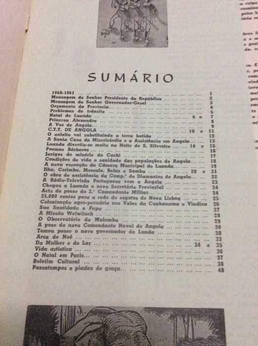 Revista de Angola , quinzenário ilustrado. Janeiro de 1961