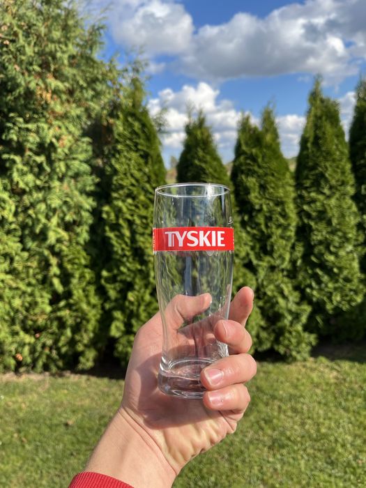 Szklanka/Pokal do piwa Tyskie oraz Książęce