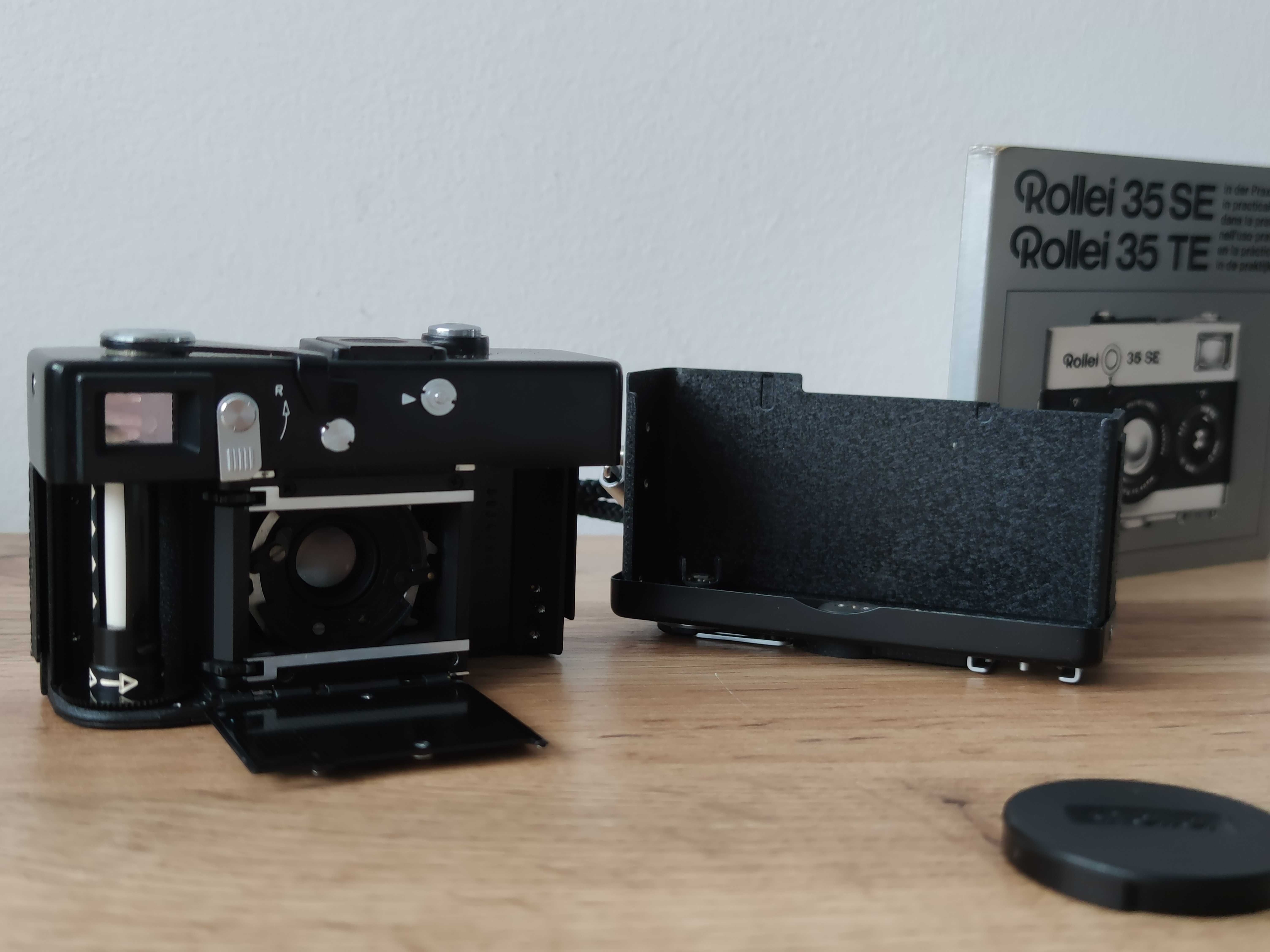Rollei 35 SE + instrukcja + etui. Aparat analogowy w super stanie