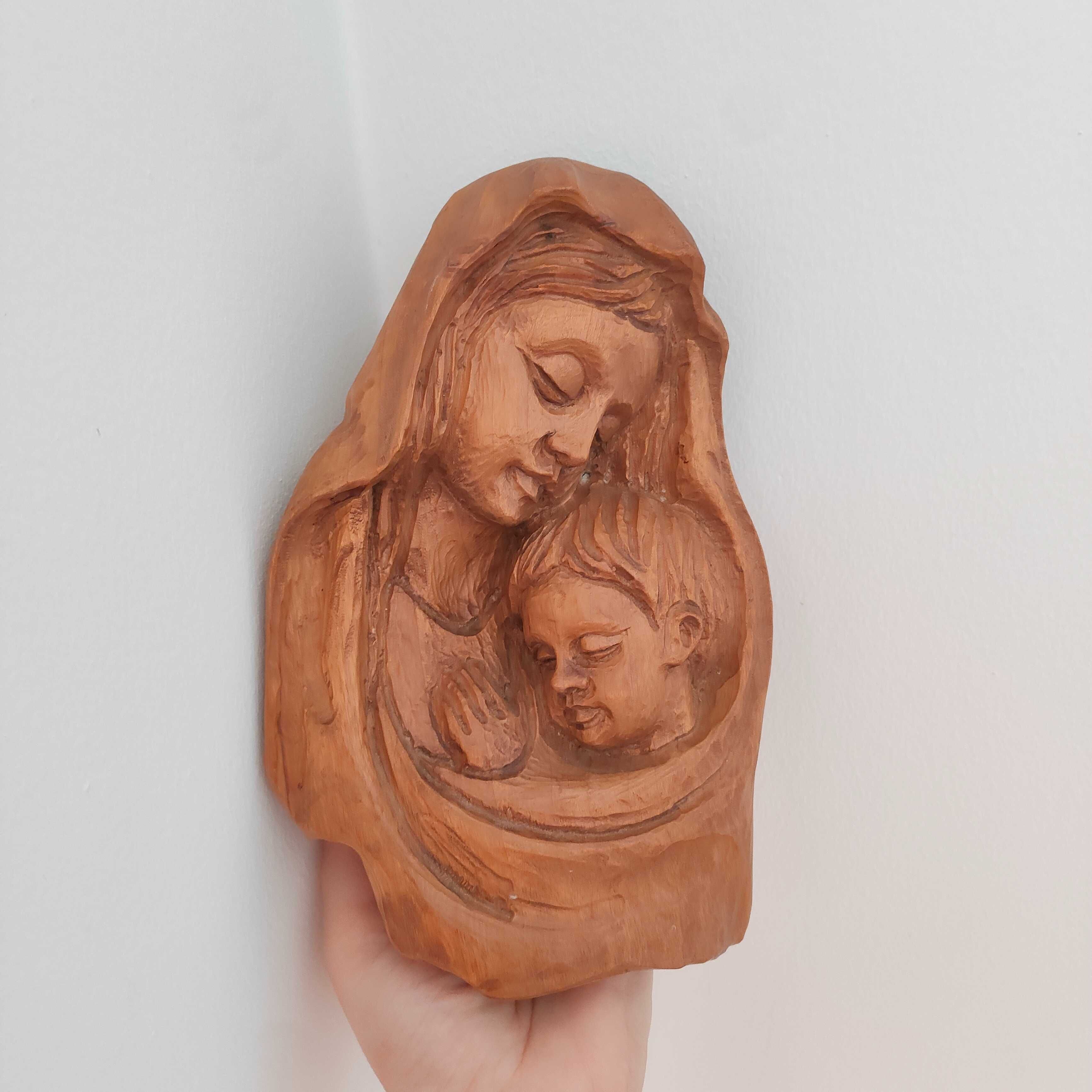 Matka Boska rzeźba figurka obraz antyk dekoracja