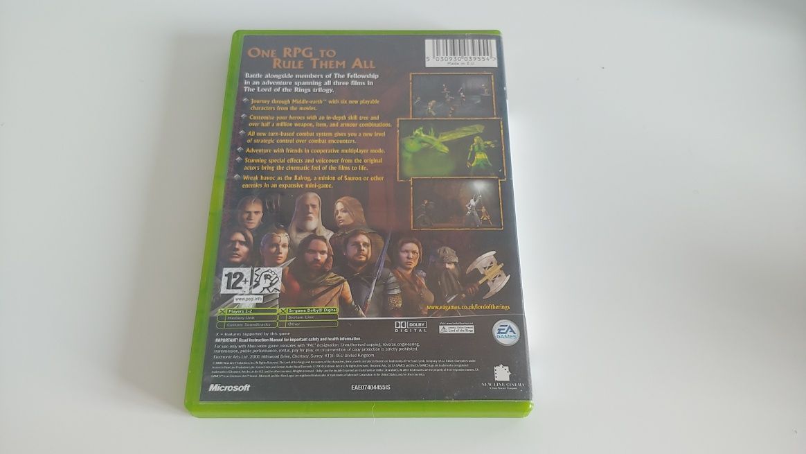 Lord of the Rings - The Third Age XBOX CLASSIC