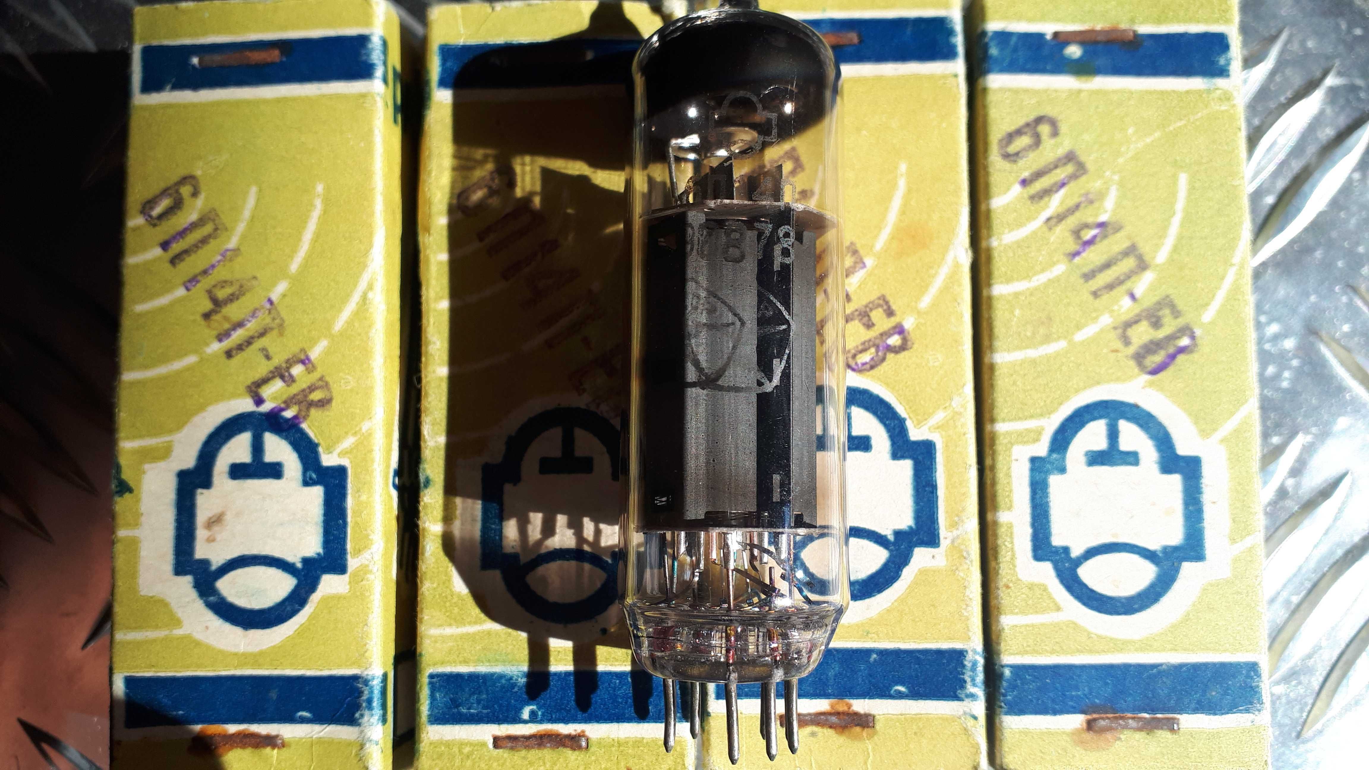 Nieużwane 4z40 lampy elektronowe 6p14p (EL84)OTK-NOS od 1970r do 1987