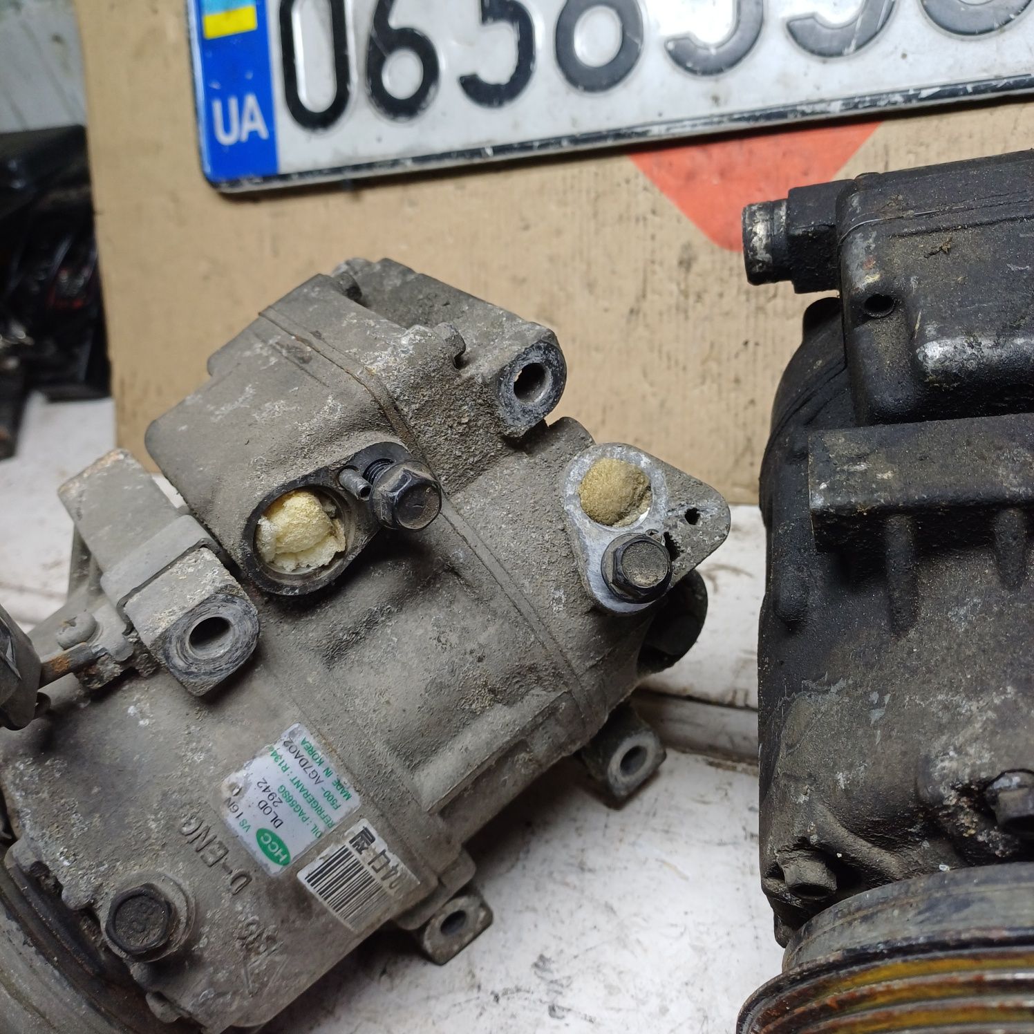 Kia ceed 2.0 crdi 06-09r Hyundai l30 компресор кондиционера кондиціоне