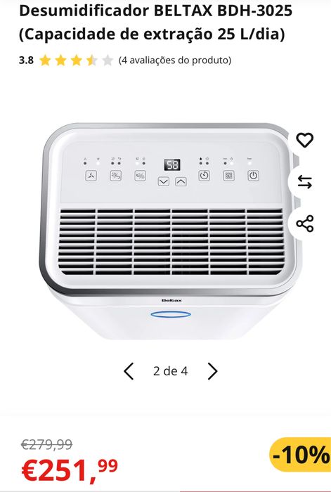 Desumidificador Beltaх  BDH-3025 como novo