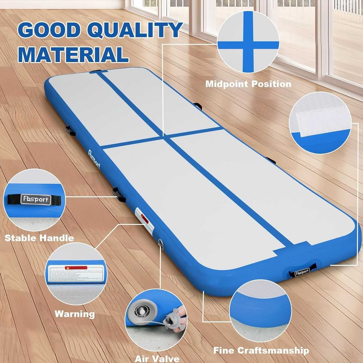 Airtrack Mata Gimnastyczna FBSport 300x100x10 materac do ćwiczeń jogi