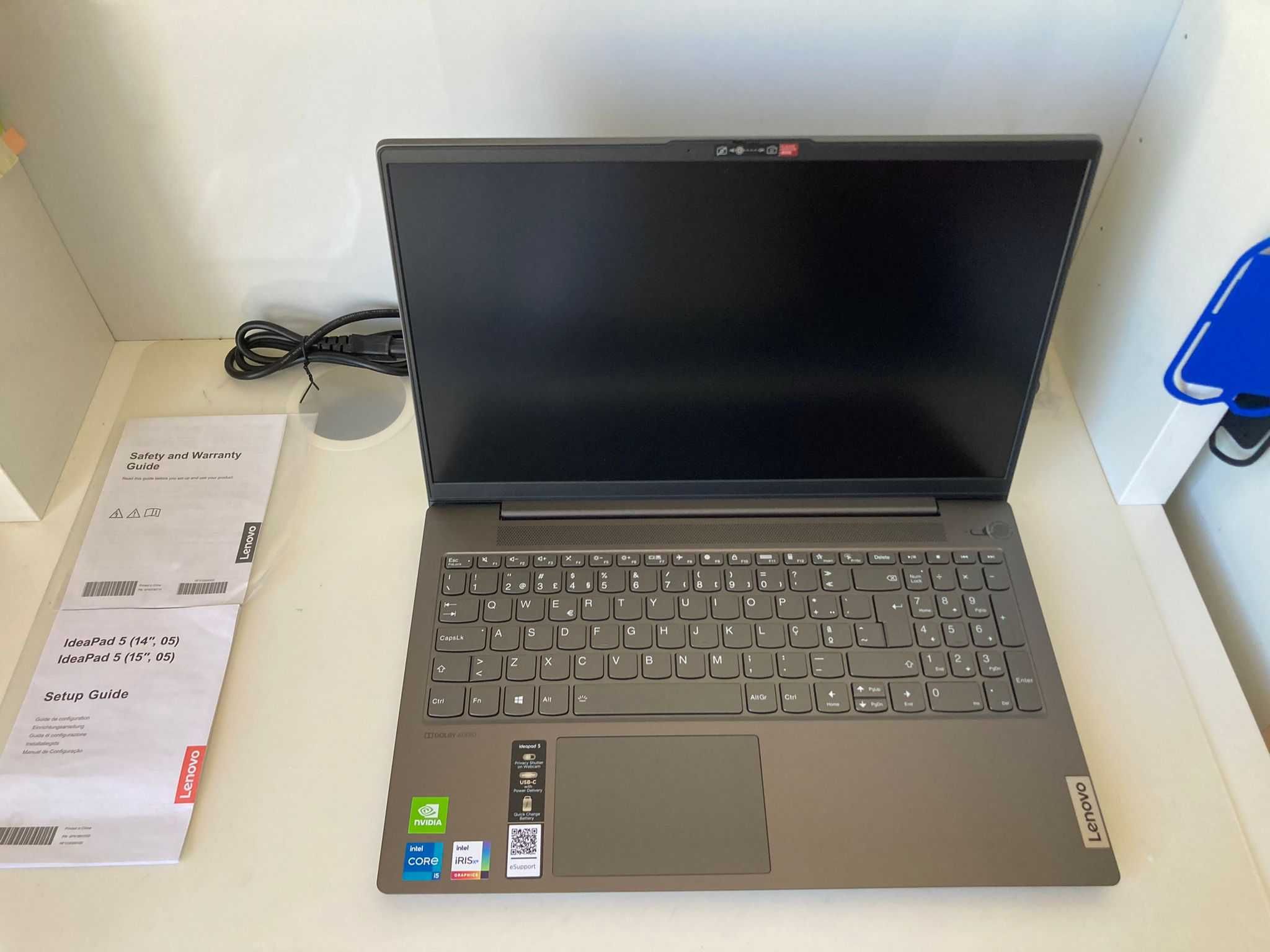 Lenovo Ideapad 5 (Caixa SELADA, novo) - 16GB RAM, 1TB SSD, Nvidia