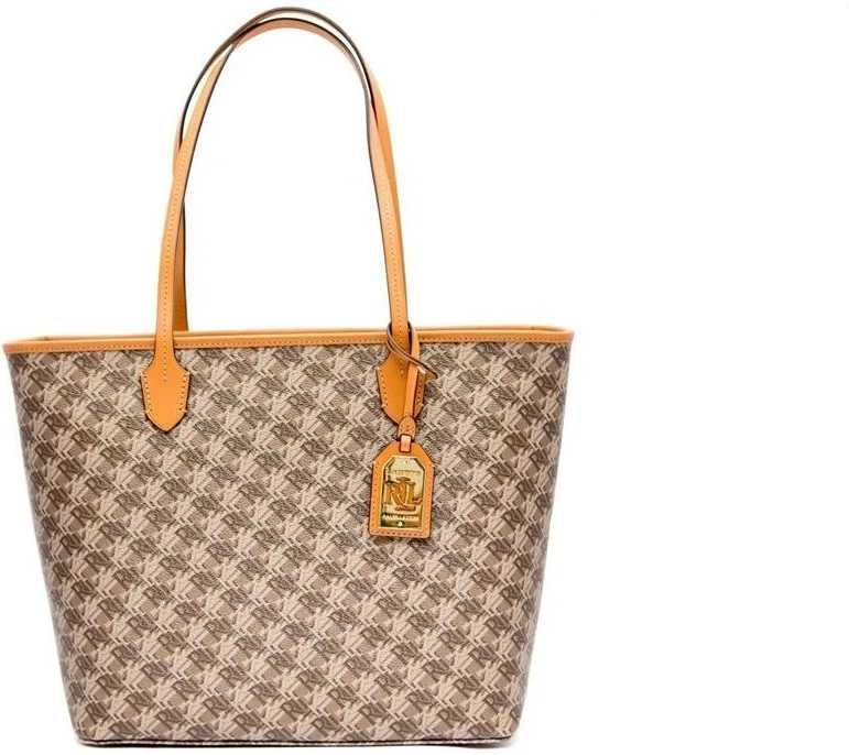 torebka RLL shopper bag Ralph Lauren 100% skóra jak Neverfull
