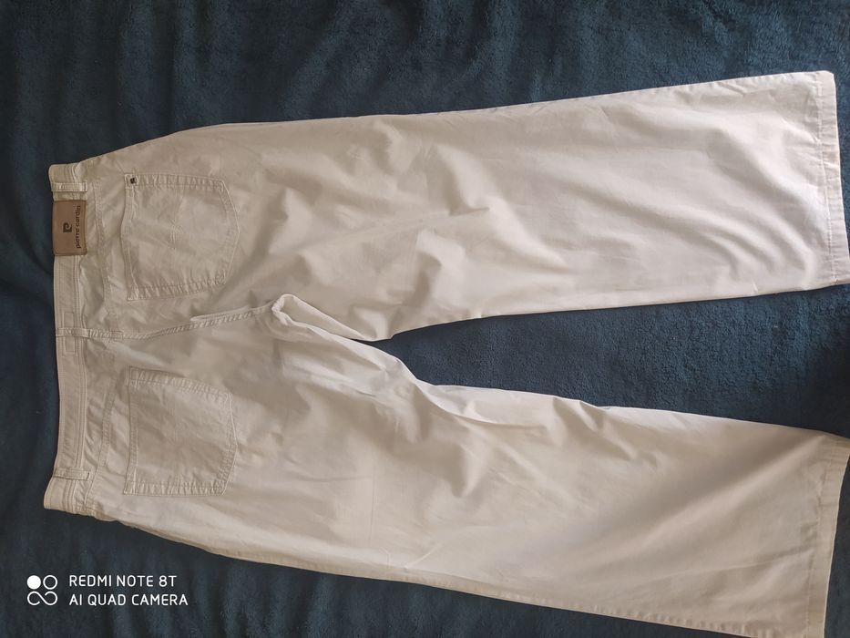 Spodnie męskie bawełniane cienkie, jasne, Pierre Cardin,XXL